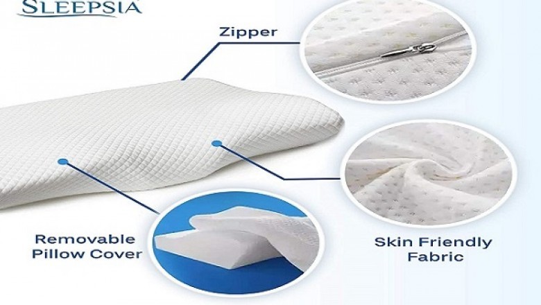 Cervical Pillow - 100% Memory Foam Comfort & Support