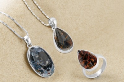 Shop Blue Pietersite Stone Jewelry At Wholesale Prices