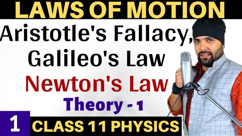 Law of Inertia And Newton's First Laws Of Motion Class 11 Physics IIT JEE Mains/NEET