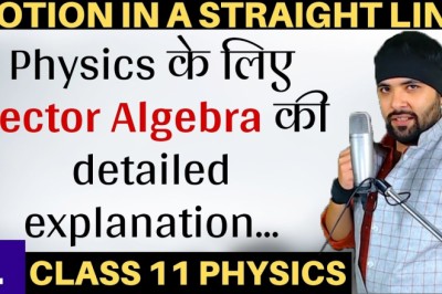 NCERT Chapter 3 Motion In A Straight Line Class 11 Physics IIT JEE Mains/Neet