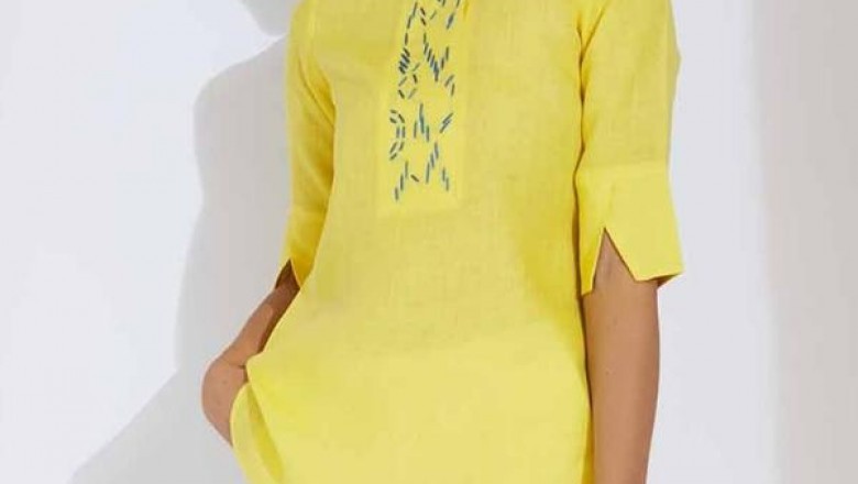 Linen tops and capes are available online in India
