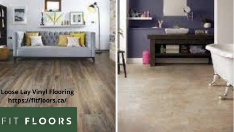 Loose lay luxury vinyl plank flooring from Fit Floors is among the best in Canada