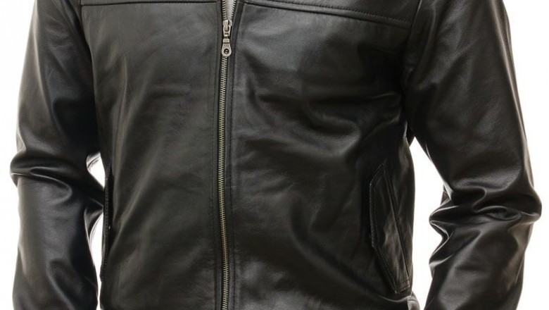 Buy Men Bomber Leather Jacket in Florida