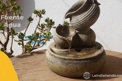 Variedad de fuentes de agua | Lamparas de sal del Himalaya | La India Tienda