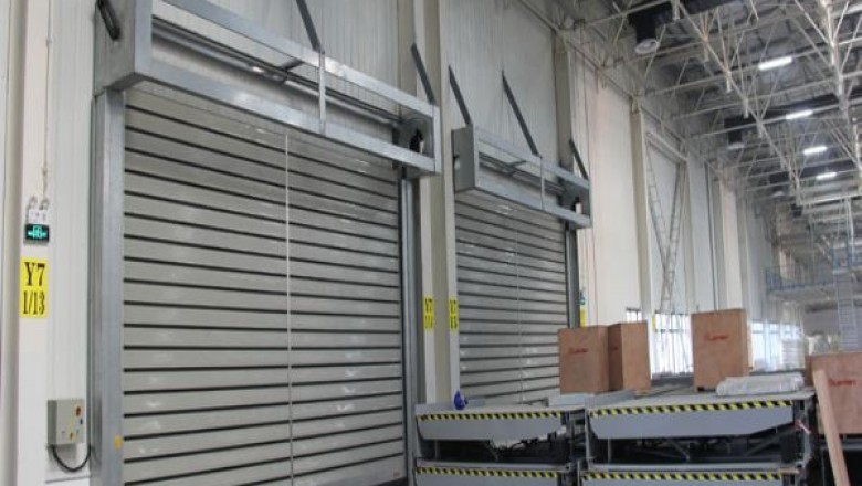 The industrial lift up sectional doors are more practical
