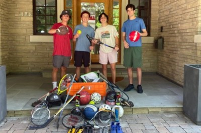 Collection of Sports Equipment.