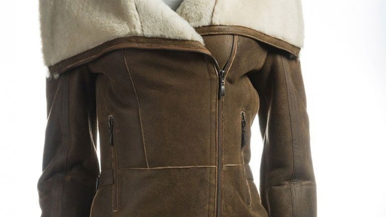 Buy Shearling Leather Jacket for Women in Hawaii | Women Fur Coat