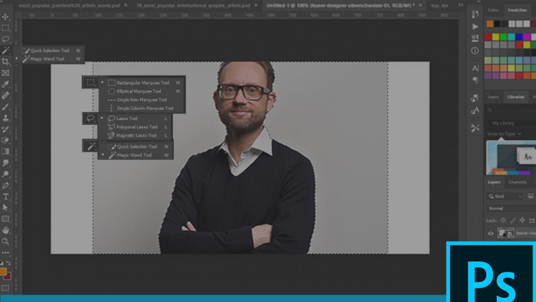How Many Types Of Selection Tools In Adobe Photoshop?
