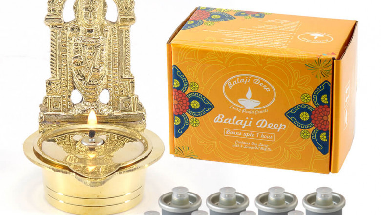 Buy Diyas for Pooja & Brass Oil Lamps for Pooja | Balaji Deep