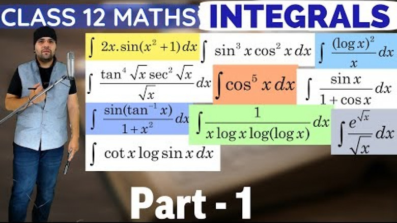 (Part 1) Substitution Method of Integrals Class 12 Maths IIT JEE Mains