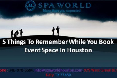 5 Things To Remember While You Book Event Space In Houston