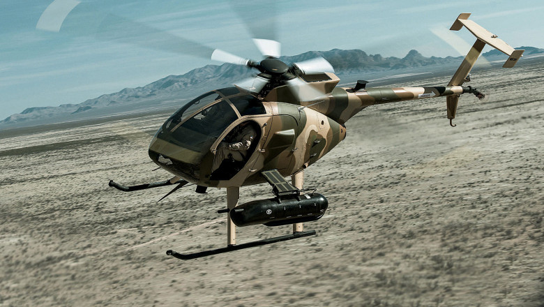 Due to advances in technology, airborne weapon systems for rotorcraft can now strike any target on a short-range trajectory