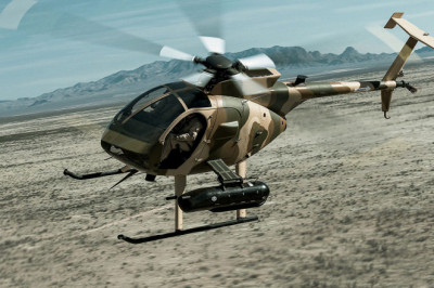 Due to advances in technology, airborne weapon systems for rotorcraft can now strike any target on a short-range trajectory