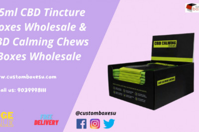 Attractive 15ml CBD Tincture Boxes & CBD Calming Chews Boxes in USA