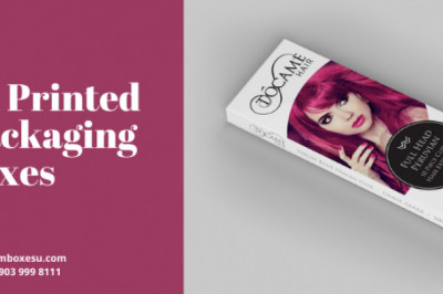 Wholesale Custom Printed Hair Packaging Boxes