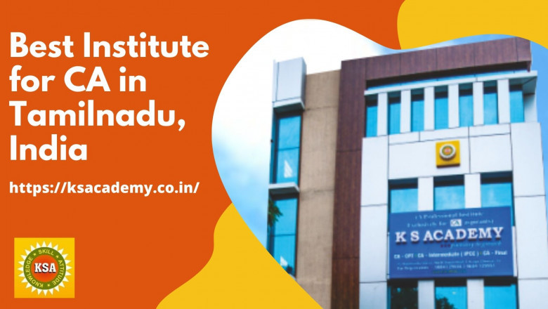 Best Institute for CA in Tamilnadu, India | KS Academy