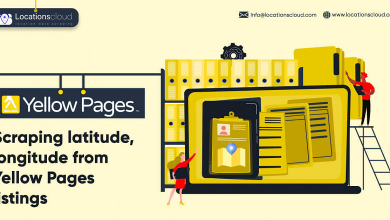 Scraping Latitude, Longitude From Yellow Pages Listings