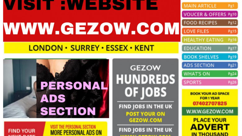 Every week millions of adults visit Gezow Classified Website or read Gezow Classified ads Newspaper Magazine