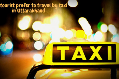 Why tourist prefer to travel by taxi in Uttarakhand the most?