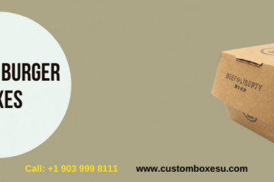 Custom Burger Boxes in Unique Style and Shape in USA