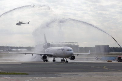 Lufthansa Cargo’s last MD-11 freighter flight lands at Frankfurt Airport