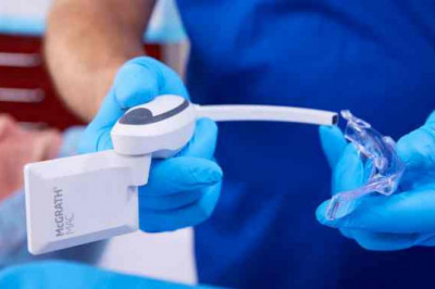 Anesthesia Video Laryngoscope; Provides a better image of the larynx than a laryngoscope with a direct line of sight