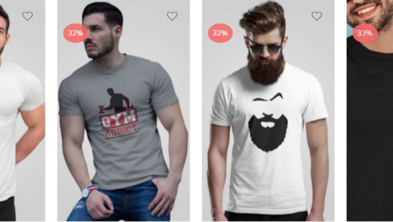 black t-shirts with Befykar