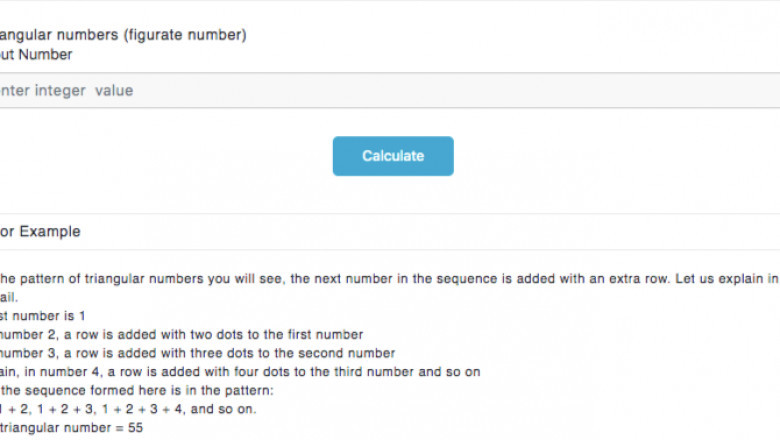 HOW TO USE THIS TOOL TRIANGULAR NUMBER CALCULATOR.