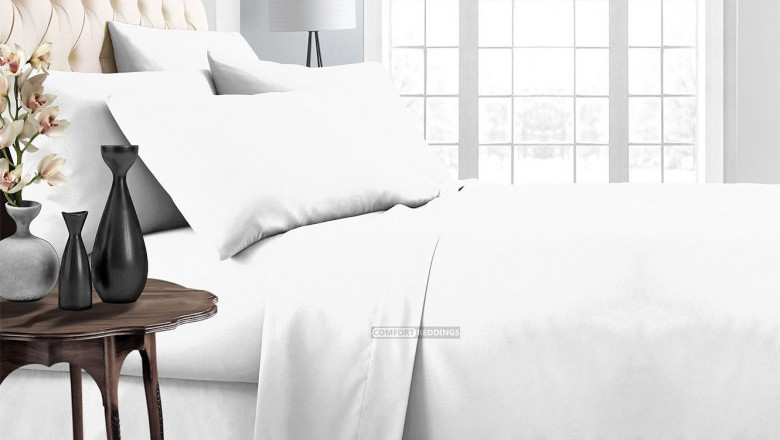 Perfect Size White Bed in a Bag Queen at Comfort Beddings