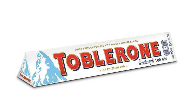 Toblerone White Chocolate With Honey And Almond Nougat - 100G