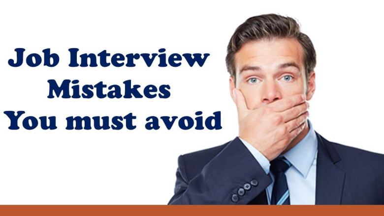 Most Common Interview Mistakes to Avoid