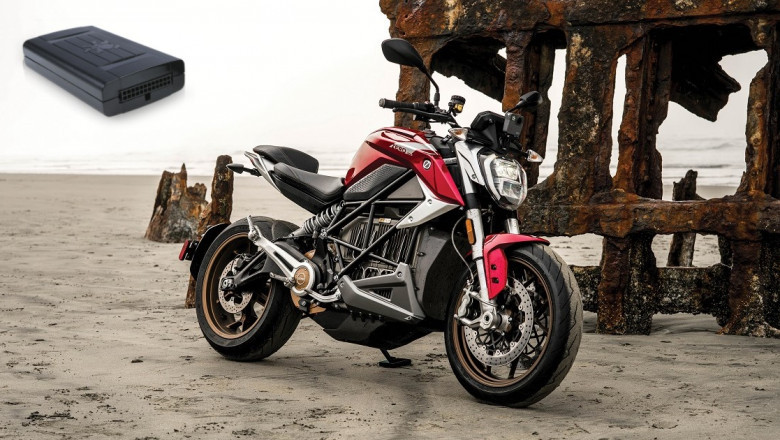 A connected motorcycle is one that can communicate with another vehicle