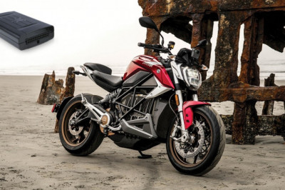 A connected motorcycle is one that can communicate with another vehicle
