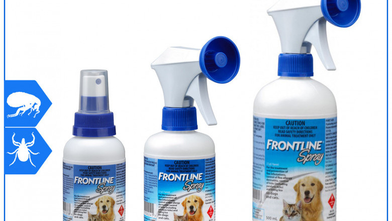 FRONTLINE SPRAY easy Flea and Tick Treatment for Cats and Dogs