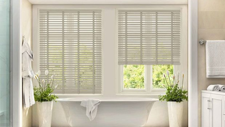Buy Bathroom Blinds Online - Made to Measure Bathroom Window Blinds UK