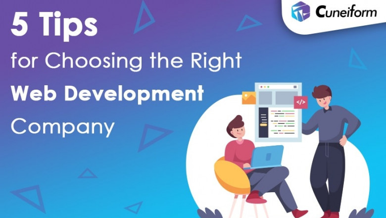 Tips for Choosing the Right Web Development Company