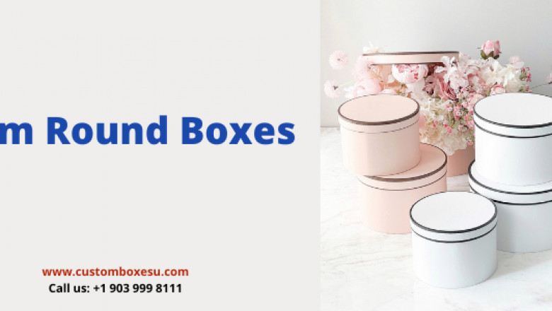 Custom Printed Round Boxes