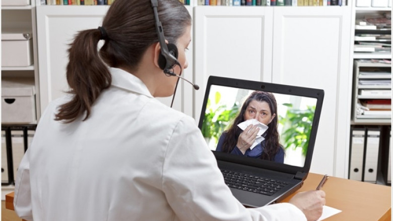 Telemedicine: Uses telecommunications technology to allow health care providers to examine patients