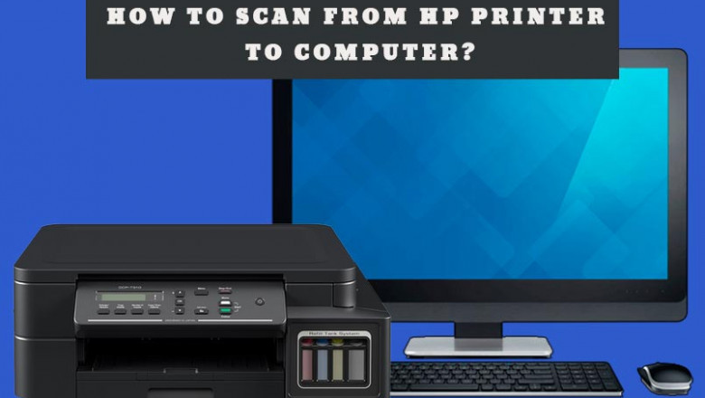 How to Scan From HP Printer to Computer?