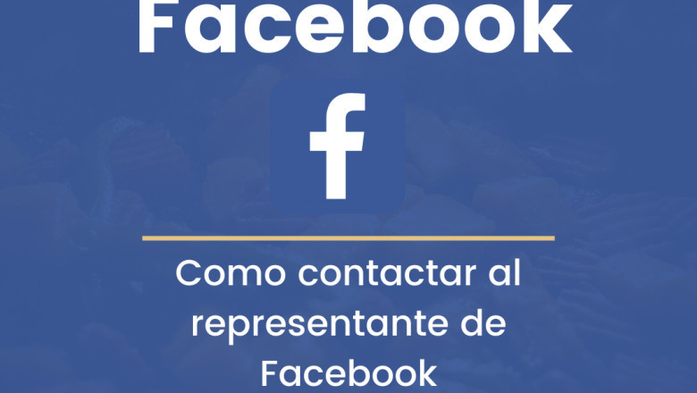 Como contactar al representante de Facebook
