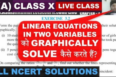 Pair of Linear Equations in Two Variables Class 10 Maths