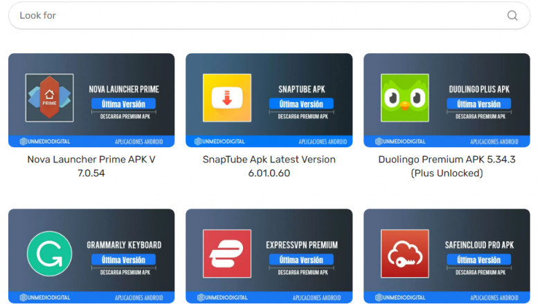 APK, IOS and windows software from UnMedioDigital
