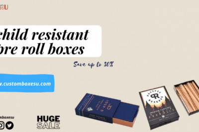 Creative child resistant pre roll boxes can gain ultimate attention