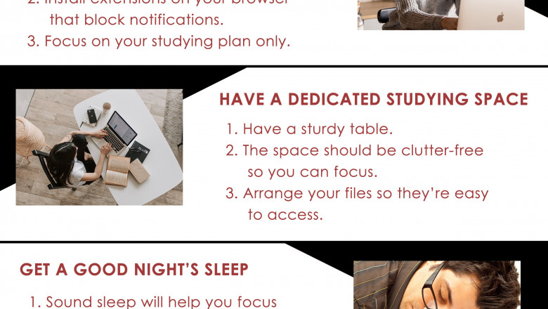 Infographic: How To Avoid Distractions While Studying Online