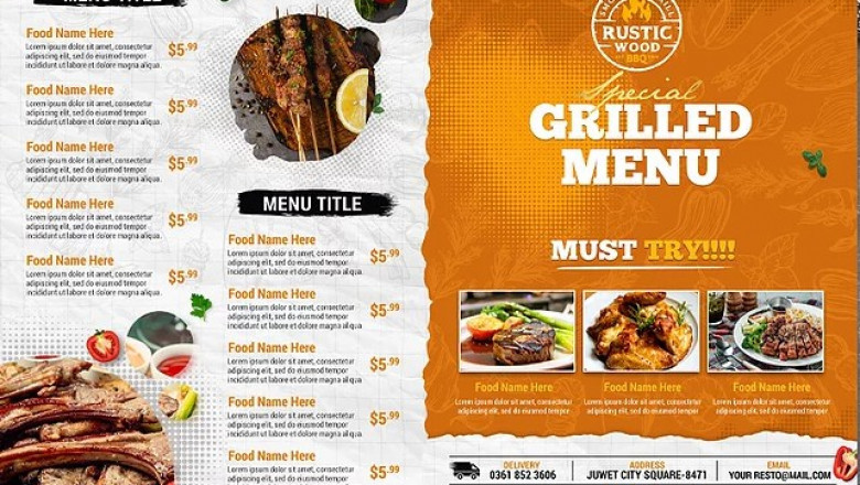 Menu Templates - Menudesigngroup