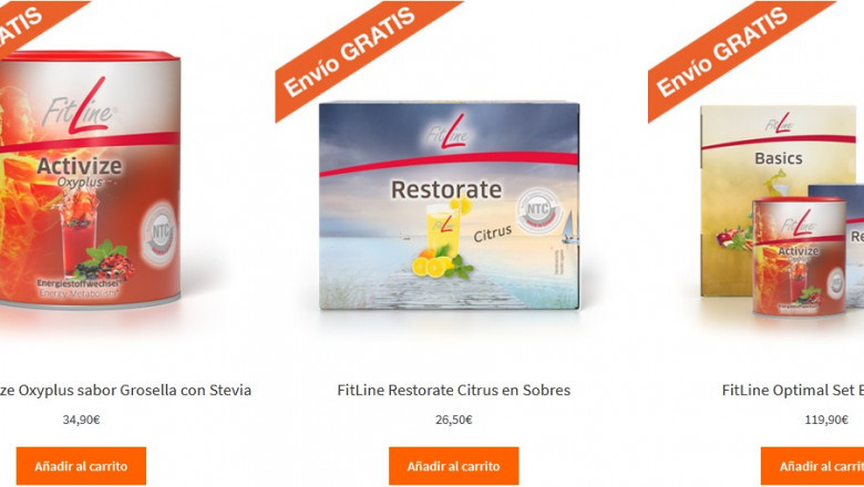 Productos Fitline