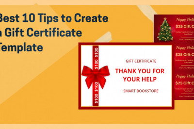 Best 10 Tips to Create a Gift Certificate Template