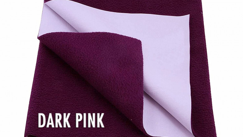 DREAM CARE Waterproof & Washable Dark Pink Baby Dry Sheet