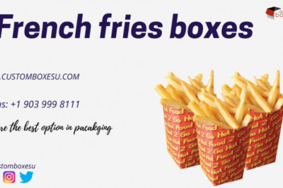 Delicious French fries boxes need an attractive packaging