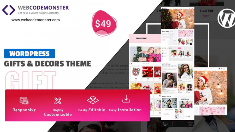 Gift Store WordPress Templates